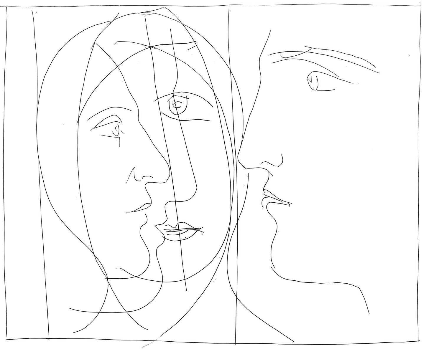 Pablo Picasso, Ttes, Les Mtamorphoses, Lithograph