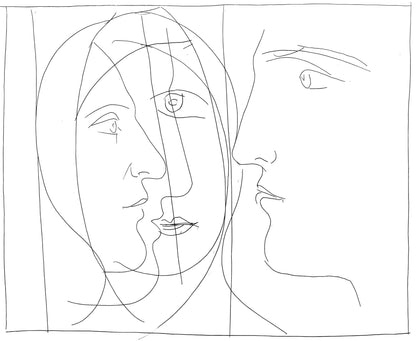 Pablo Picasso, Ttes, Les Mtamorphoses, Lithograph