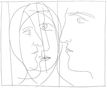 Pablo Picasso, Ttes, Les Mtamorphoses, Lithograph