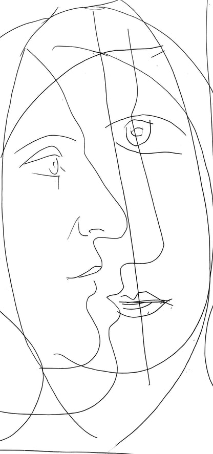 Pablo Picasso, Ttes, Les Mtamorphoses, Lithograph