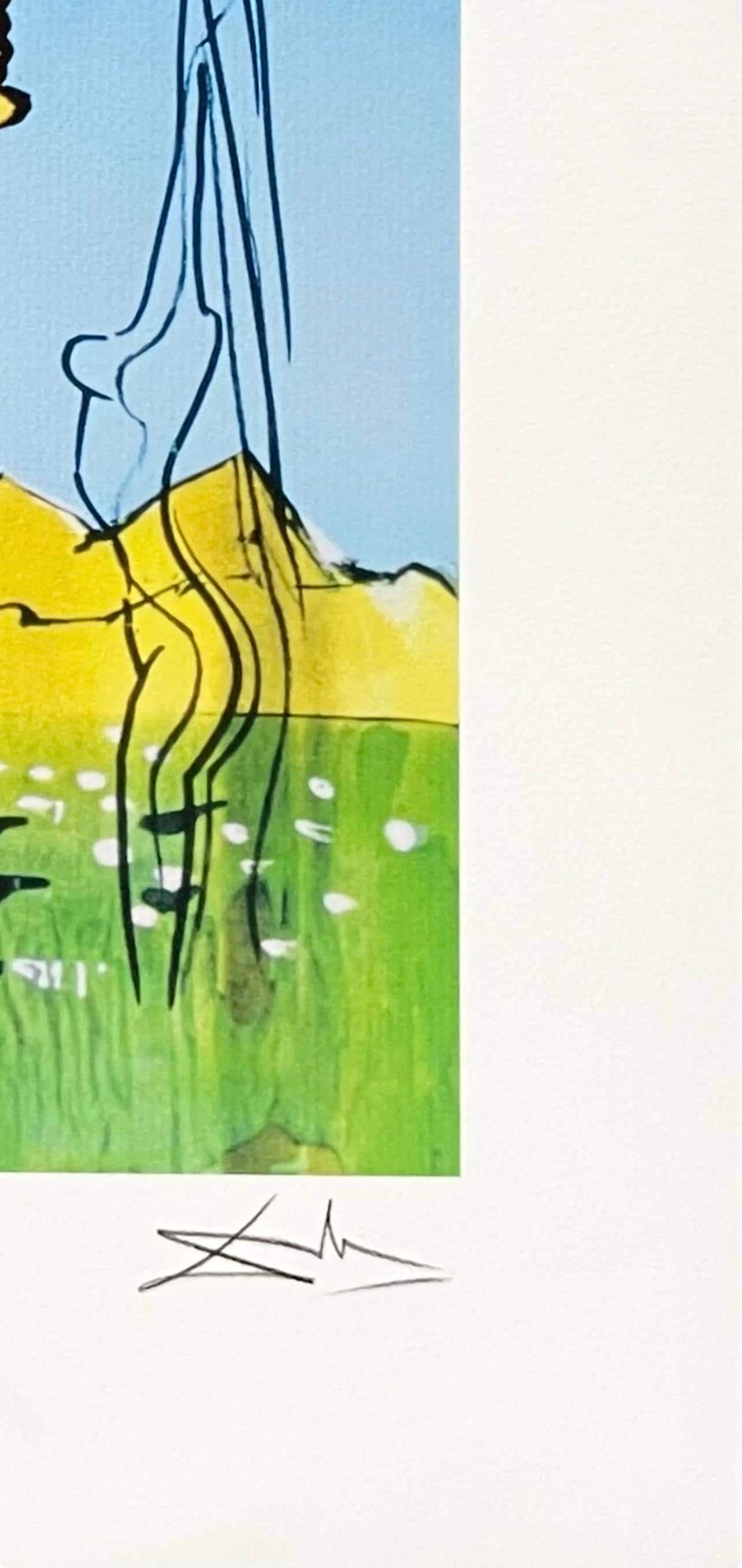 Salvador Dali, La Promesse De L'Amour, Signed, Archival Pigment Print