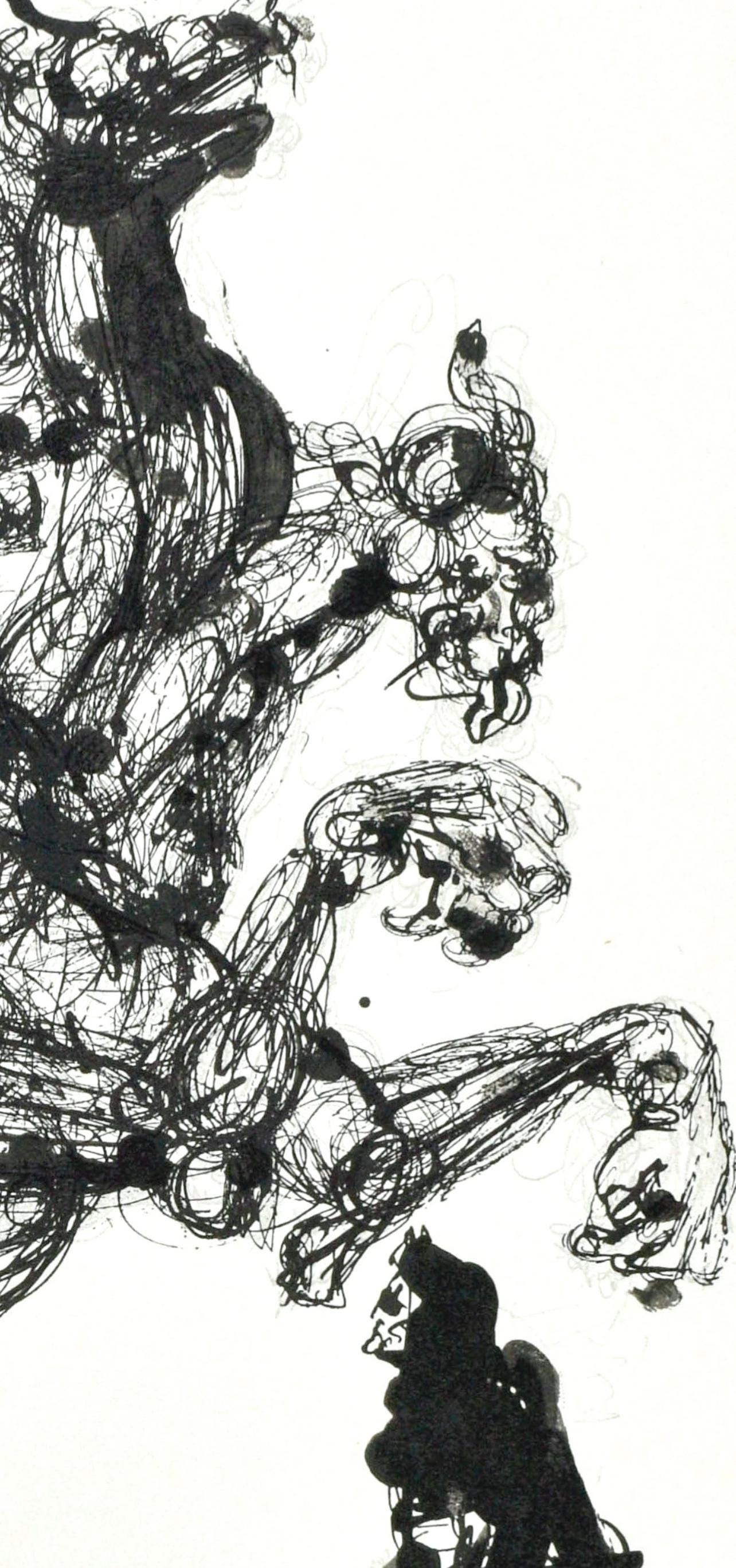 Salvador Dali, Lenfer Vi (Michler/Lpsinger 1039-1138; Field 189-200), La Divine Comdie, Woodcut