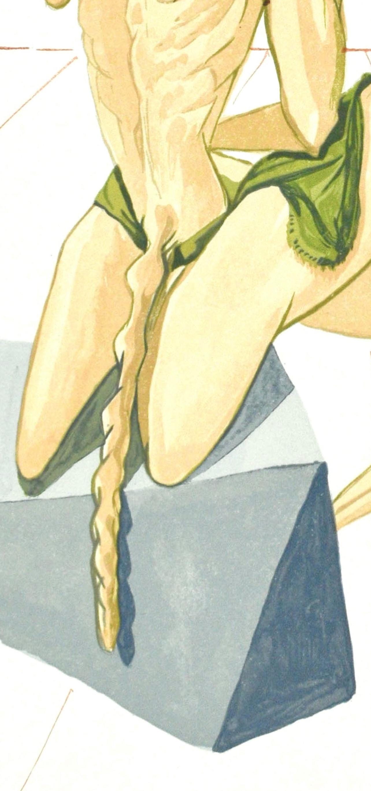 Salvador Dali, Lenfer V (Michler/Lpsinger 1039-1138; Field 189-200), La Divine Comdie, Woodcut