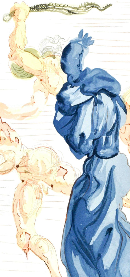 Salvador Dali, Lenfer Xv (Michler/Lpsinger 1039-1138; Field 189-200), La Divine Comdie, Woodcut