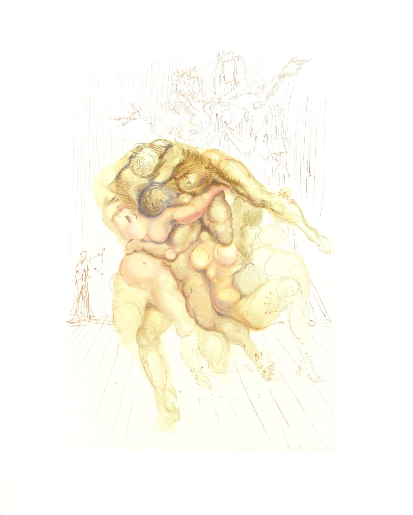 Salvador Dali, Lenfer Viii (Michler/Lpsinger 1039-1138; Field 189-200), La Divine Comdie, Woodcut