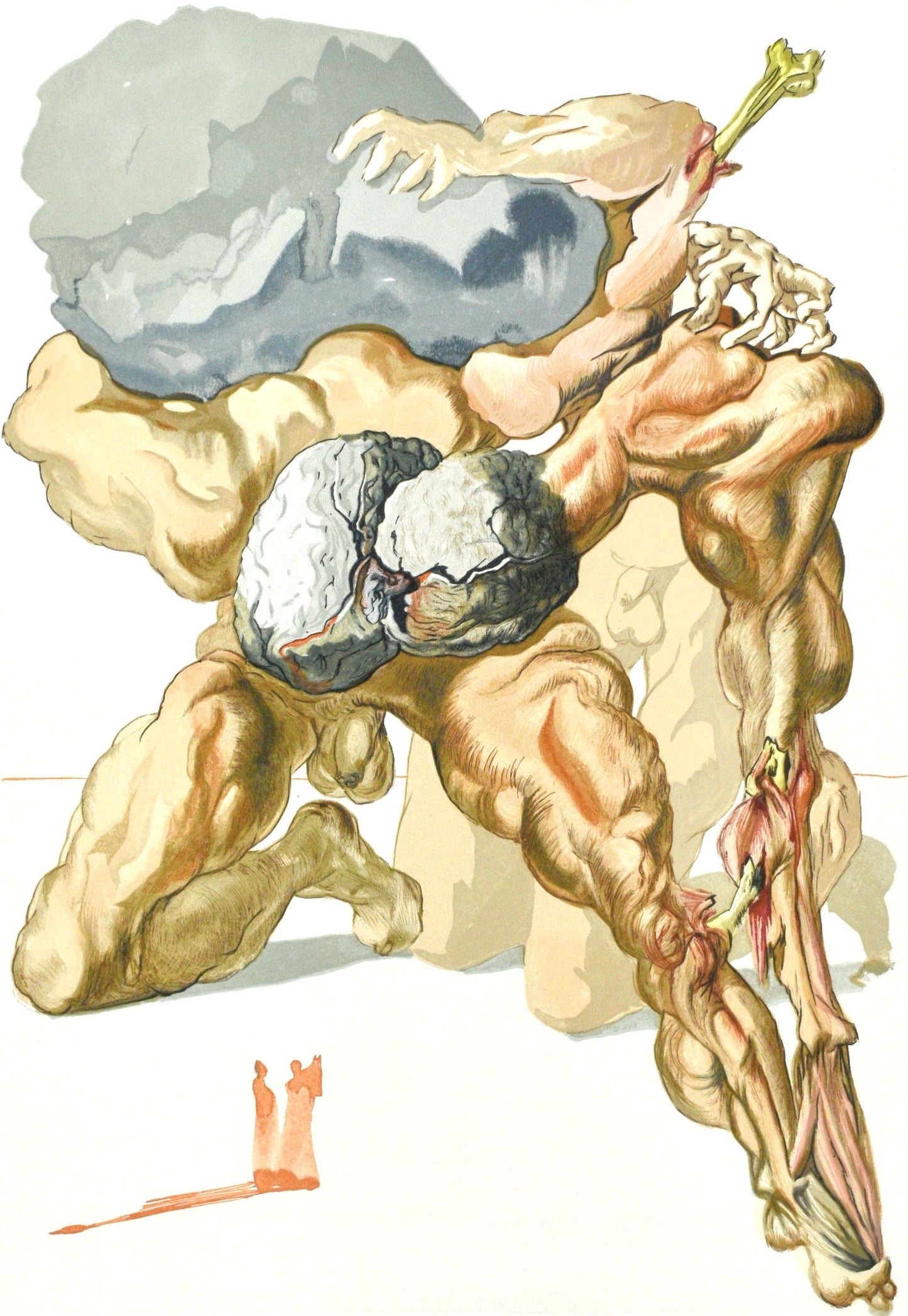 Salvador Dali, Lenfer Vii (Michler/Lpsinger 1039-1138; Field 189-200), La Divine Comdie, Woodcut