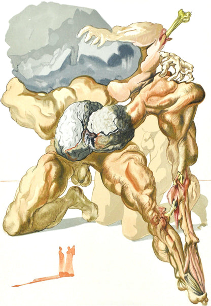 Salvador Dali, Lenfer Vii (Michler/Lpsinger 1039-1138; Field 189-200), La Divine Comdie, Woodcut