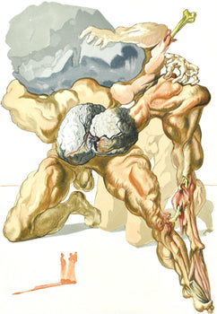 Salvador Dali, Lenfer Vii (Michler/Lpsinger 1039-1138; Field 189-200), La Divine Comdie, Woodcut