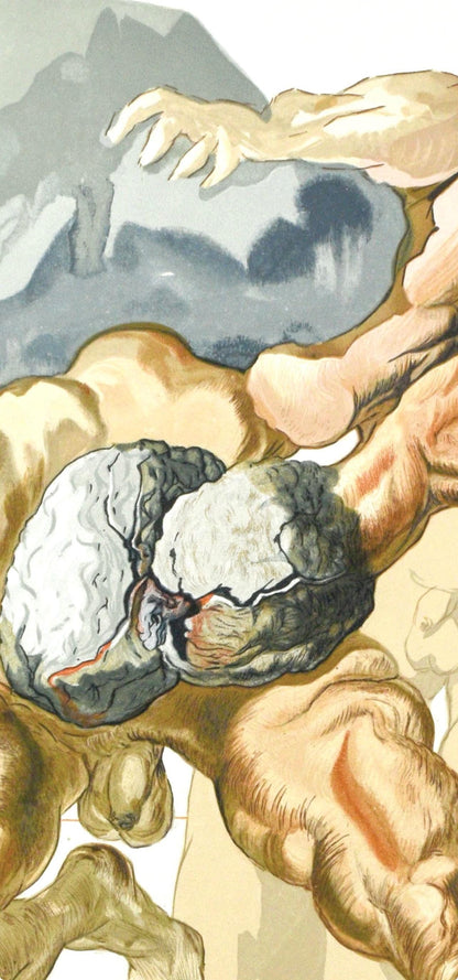 Salvador Dali, Lenfer Vii (Michler/Lpsinger 1039-1138; Field 189-200), La Divine Comdie, Woodcut