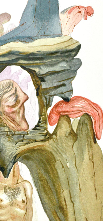 Salvador Dali, Lenfer Xxii (Michler/Lpsinger 1039-1138; Field 189-200), La Divine Comdie, Woodcut