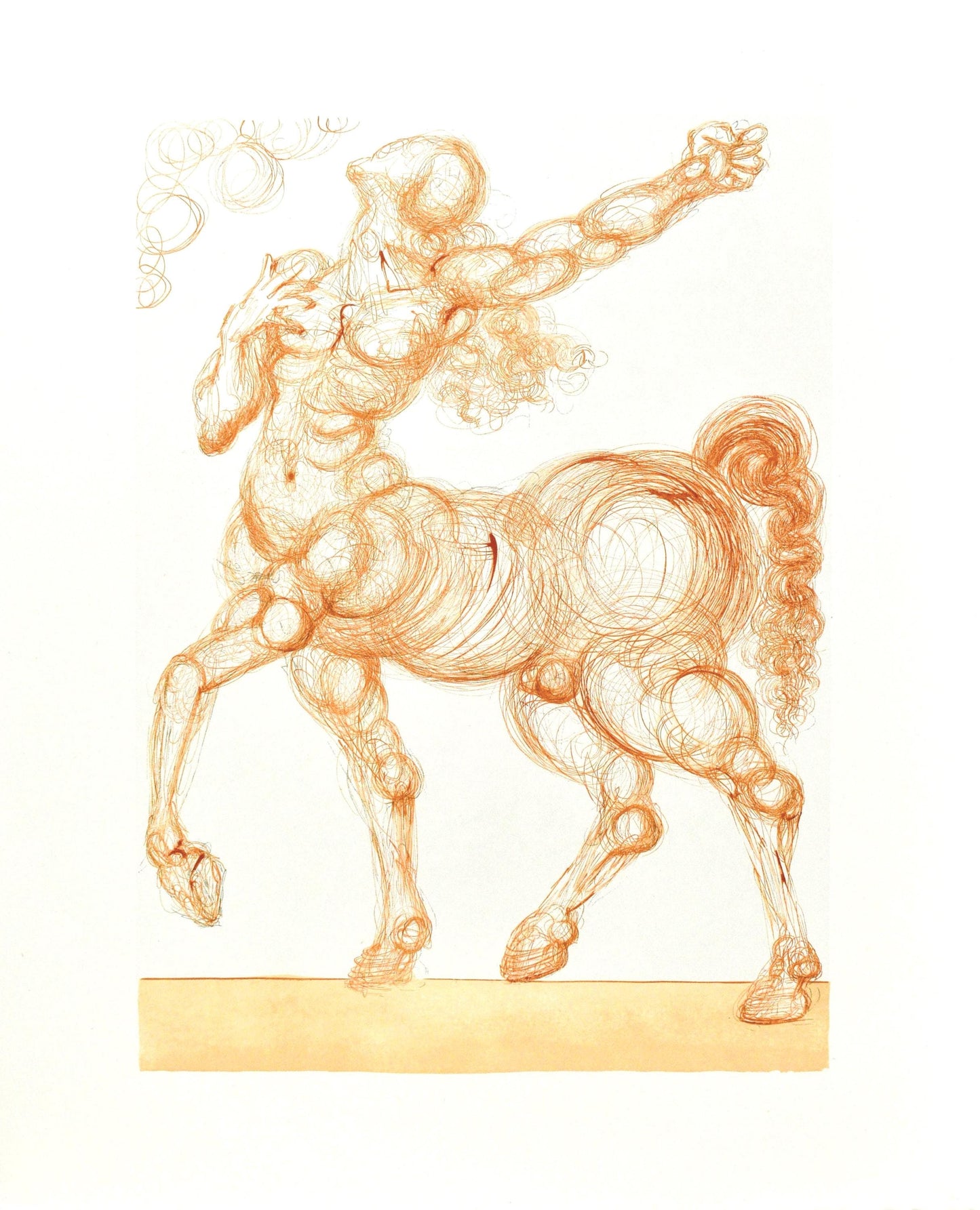Salvador Dali, Lenfer Xxv (Michler/Lpsinger 1039-1138; Field 189-200), La Divine Comdie, Woodcut