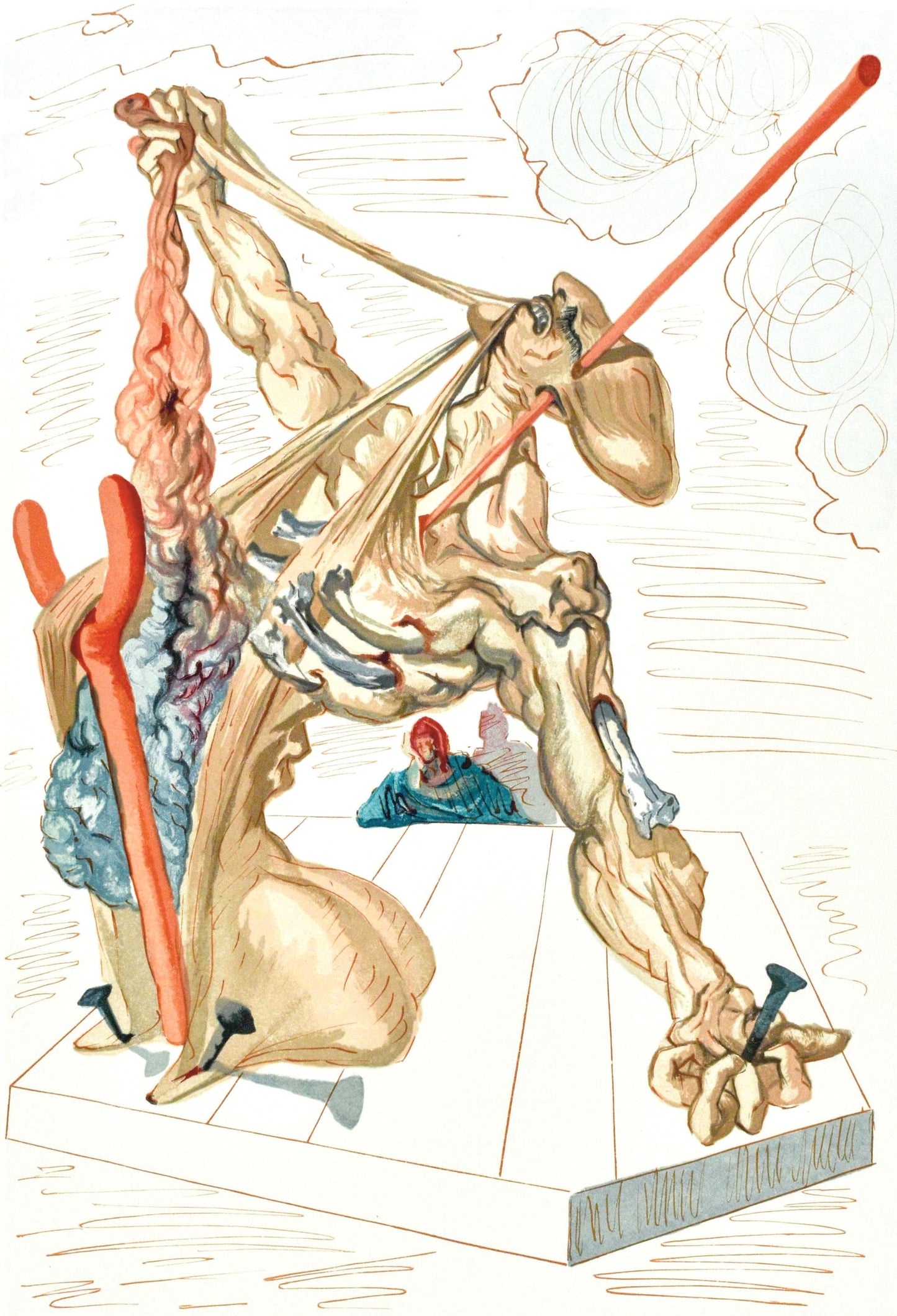 Salvador Dali, Lenfer Xxix (Michler/Lpsinger 1039-1138; Field 189-200), La Divine Comdie, Woodcut