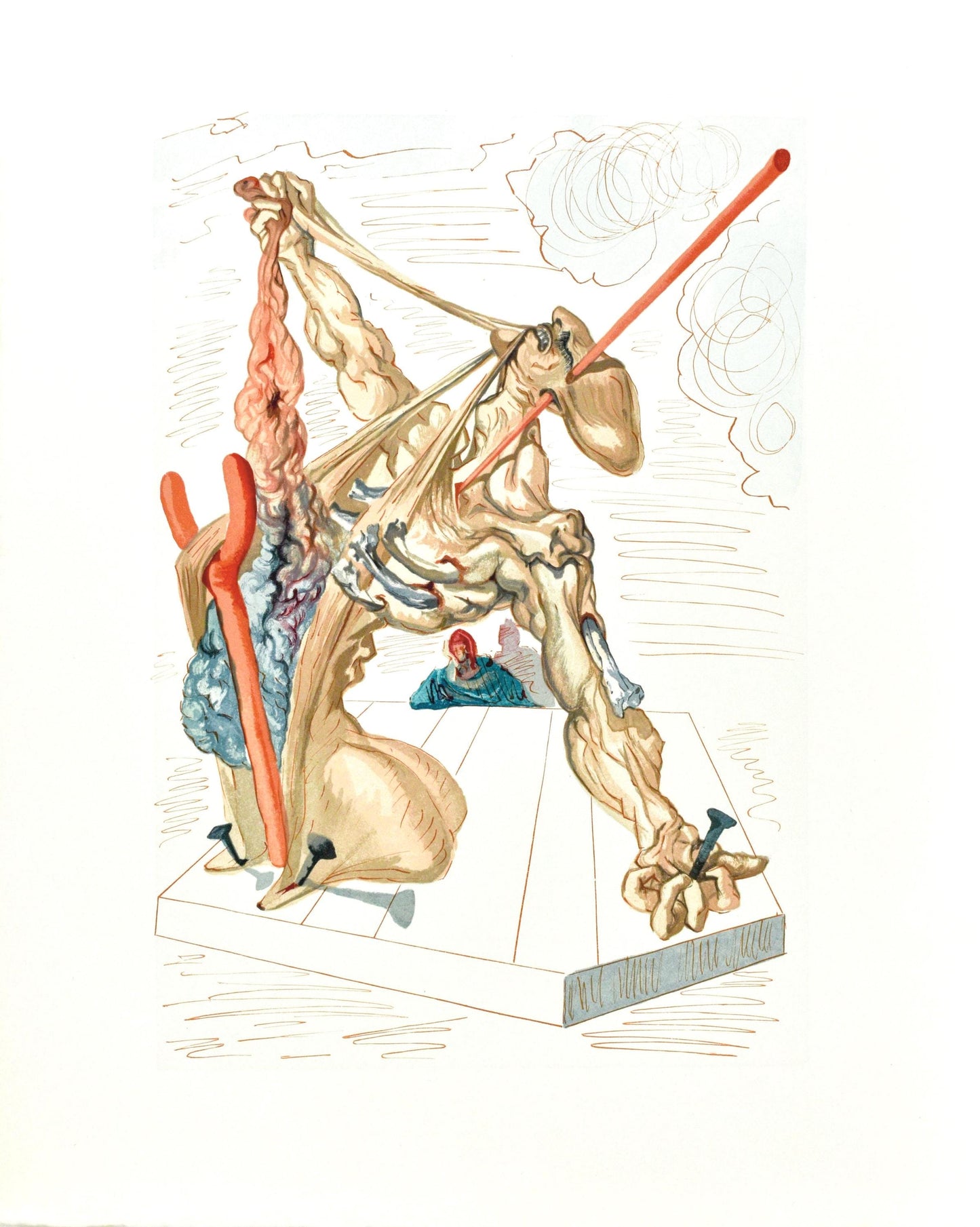 Salvador Dali, Lenfer Xxix (Michler/Lpsinger 1039-1138; Field 189-200), La Divine Comdie, Woodcut