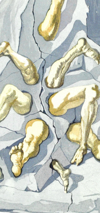 Salvador Dali, Lenfer Xxvi (Michler/Lpsinger 1039-1138; Field 189-200), La Divine Comdie, Woodcut