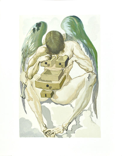 Salvador Dali, Le Purgatoire I (Michler/Lpsinger 1039-1138; Field 189-200), La Divine Comdie,