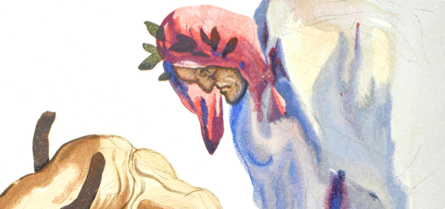 Salvador Dali, Le Purgatoire Vii (Michler/Lpsinger 1039-1138; Field 189-200), La Divine Comdie,