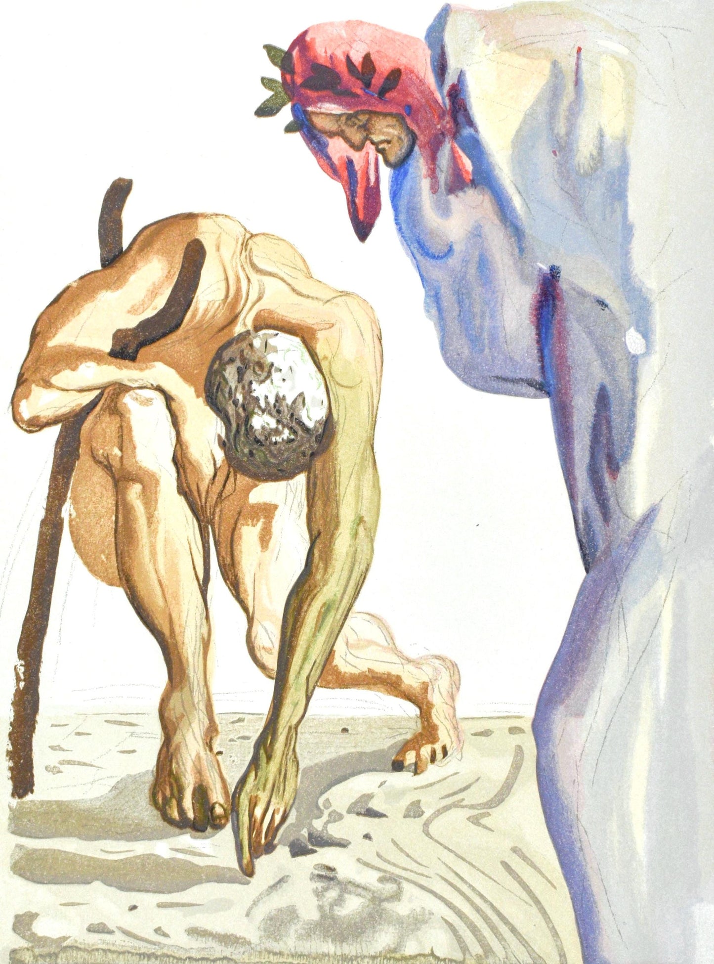 Salvador Dali, Le Purgatoire Vii (Michler/Lpsinger 1039-1138; Field 189-200), La Divine Comdie,