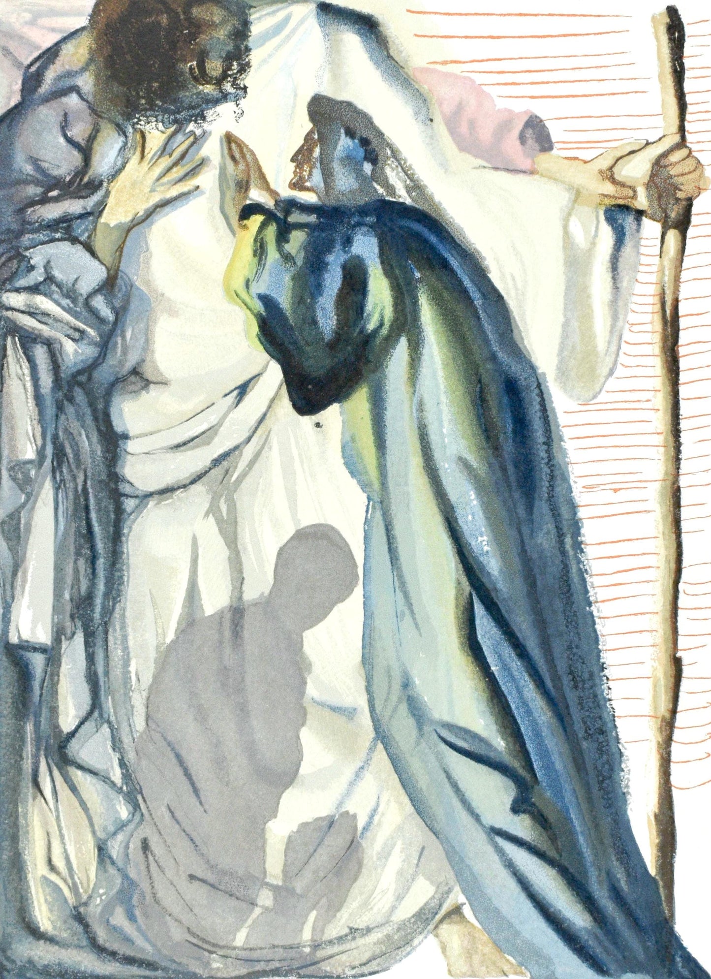 Salvador Dali, Le Purgatoire Xiv (Michler/Lpsinger 1039-1138; Field 189-200), La Divine Comdie,