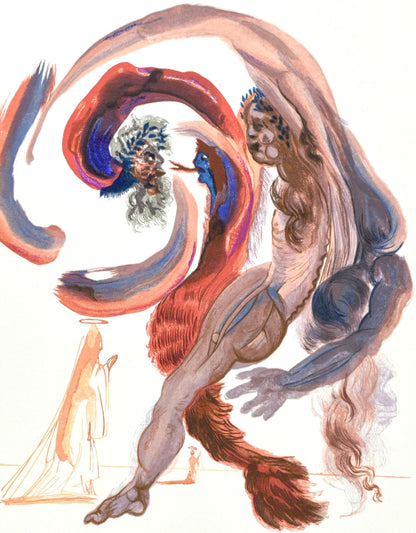 Salvador Dali, Le Purgatoire Xviii (Michler/Lpsinger 1039-1138; Field 189-200), La Divine Comdie,