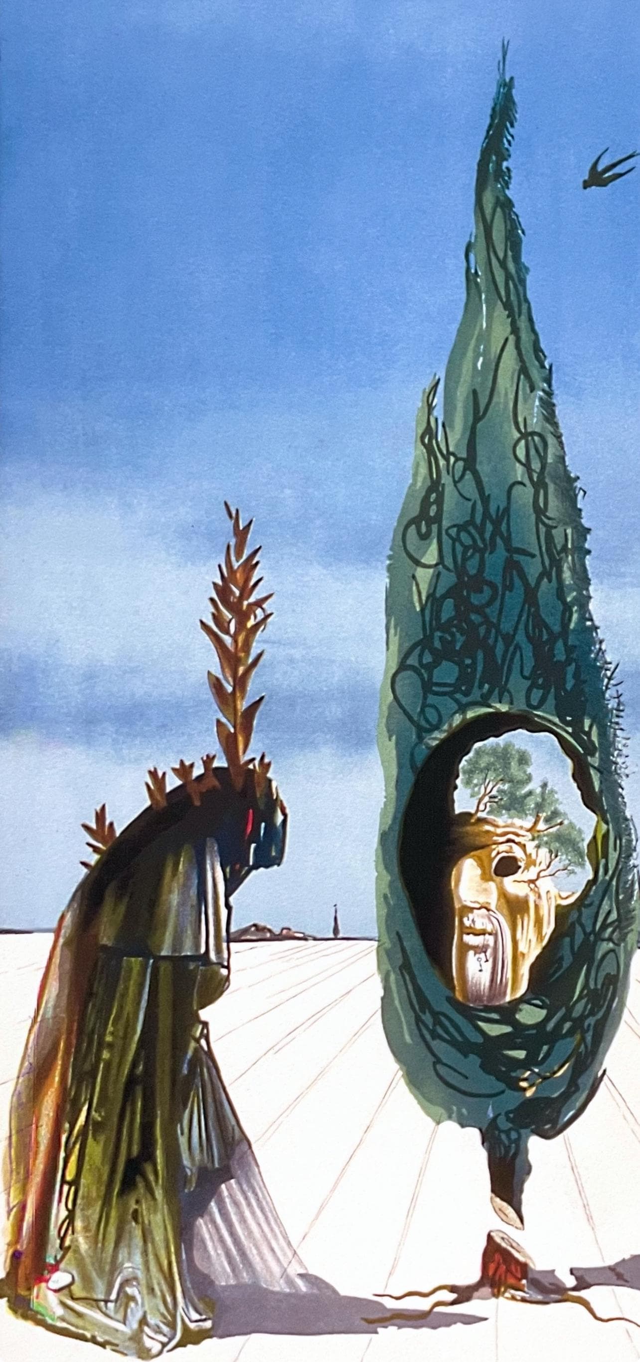 Salvador Dali, L'Nigme De La Rose (Mort), Signed, Archival Pigment Print