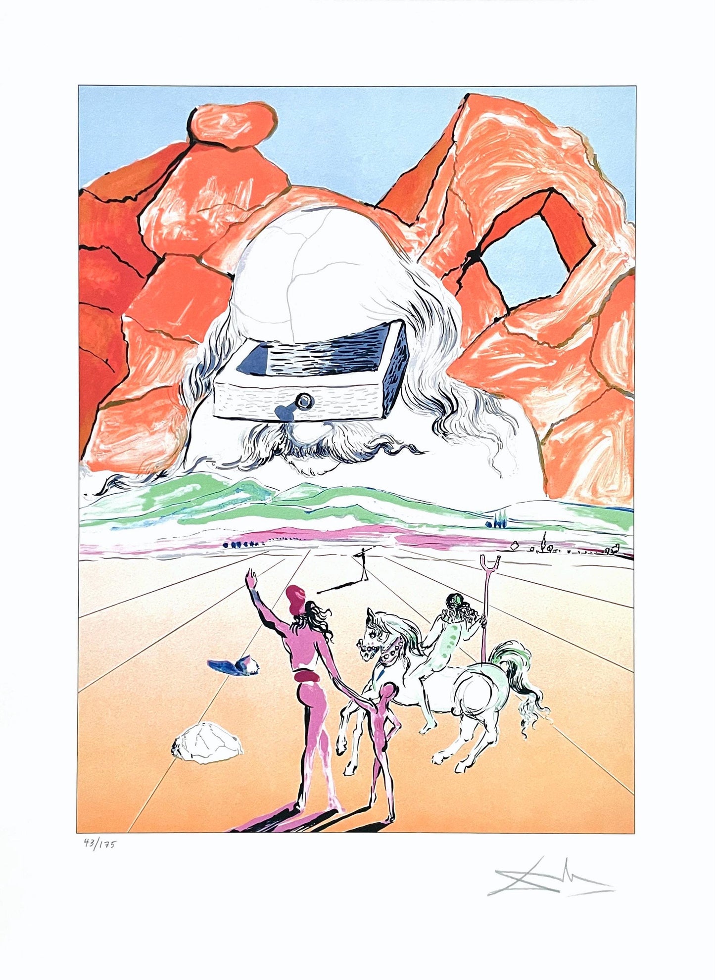 Salvador Dali, Le Chemin De La Sagesse, Signed, Archival Pigment Print