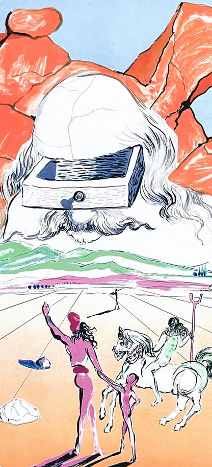 Salvador Dali, Le Chemin De La Sagesse, Signed, Archival Pigment Print