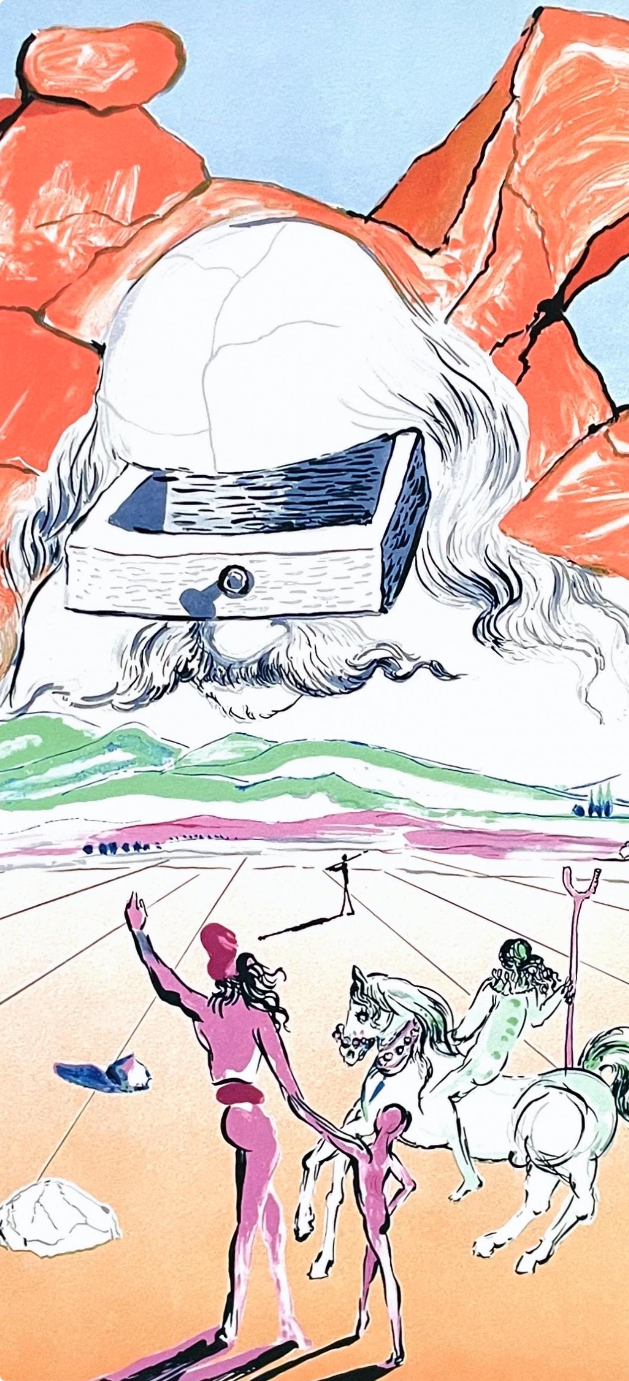 Salvador Dali, Le Chemin De La Sagesse, Signed, Archival Pigment Print