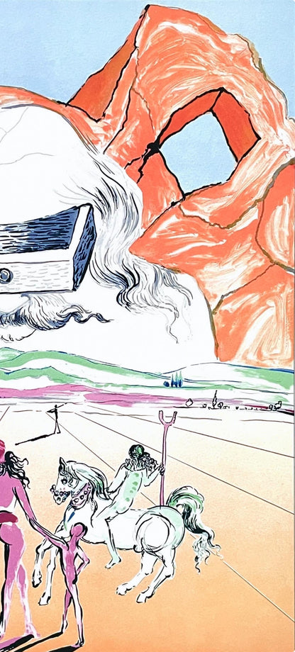 Salvador Dali, Le Chemin De La Sagesse, Signed, Archival Pigment Print