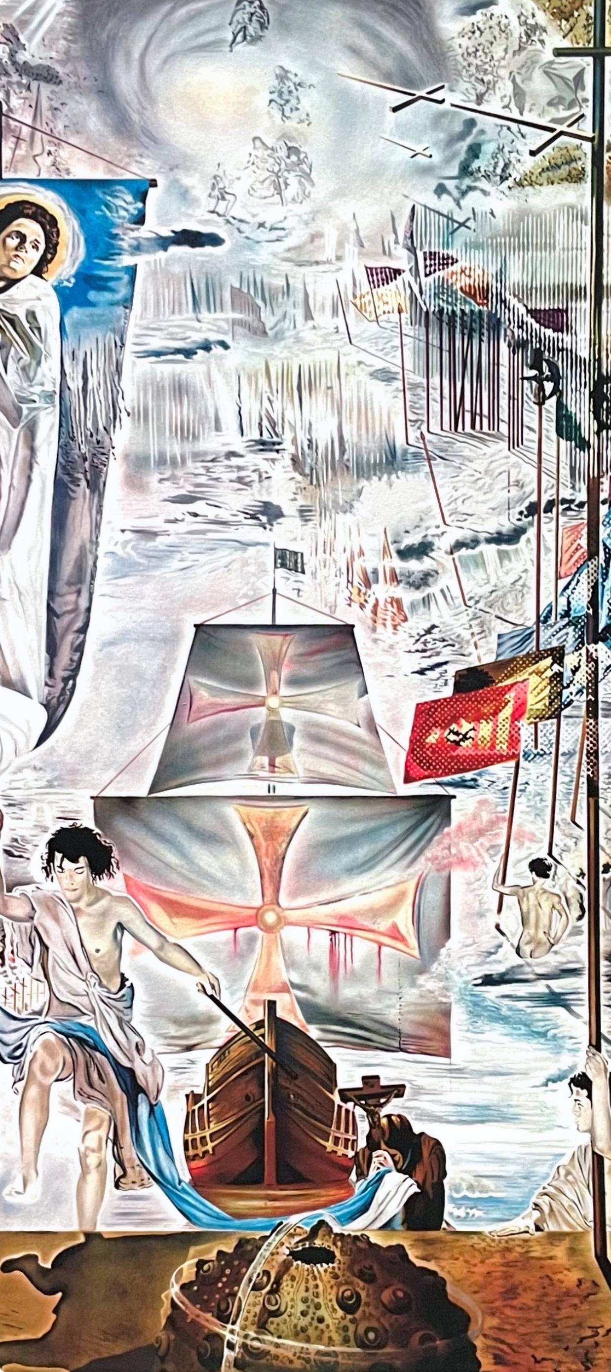 Salvador Dali, La Dcouverte De L'Amrique Par Christophe Colomb, Signed, Archival Pigment Print