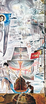 Salvador Dali, La Dcouverte De L'Amrique Par Christophe Colomb, Signed, Archival Pigment Print