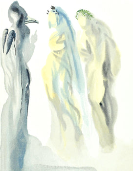 Salvador Dali, Le Paradis Ix (Michler/Lpsinger 1039-1138; Field 189-200), La Divine Comdie, Woodcut