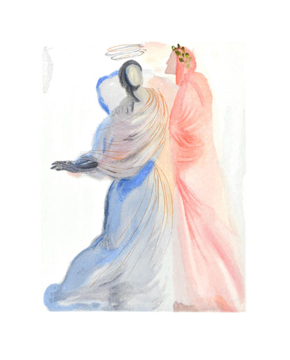 Salvador Dali, Le Paradis Xviii (Michler/Lpsinger 1039-1138; Field 189-200), La Divine Comdie,