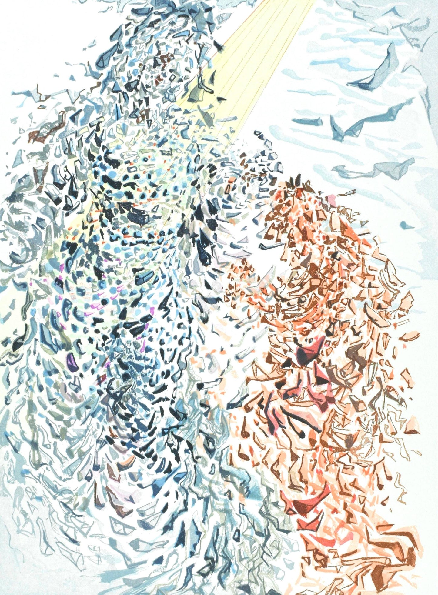 Salvador Dali, Le Paradis Xi (Michler/Lpsinger 1039-1138; Field 189-200), La Divine Comdie, Woodcut