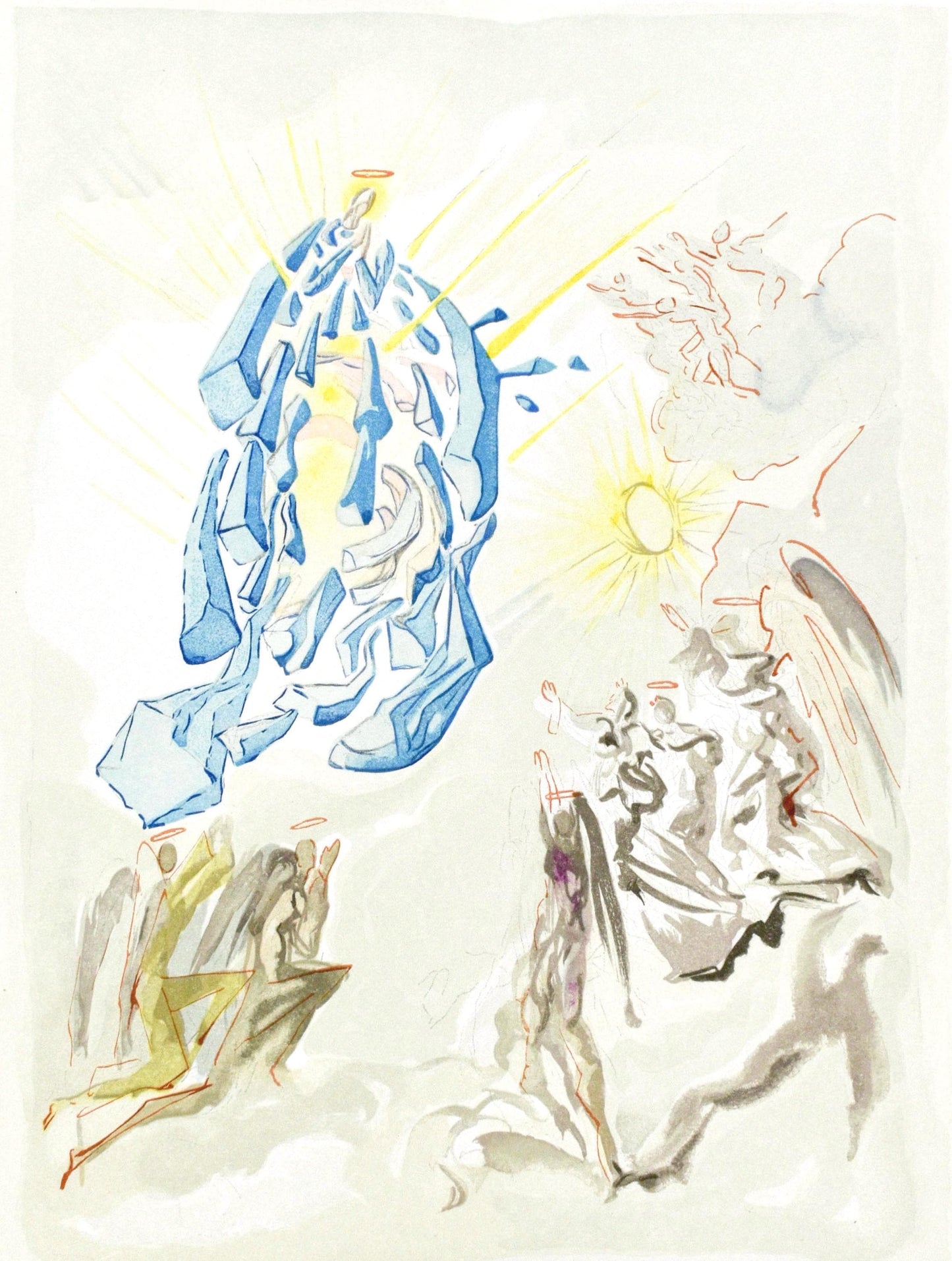 Salvador Dali, Le Paradis Xxvi (Michler/Lpsinger 1039-1138; Field 189-200), La Divine Comdie,