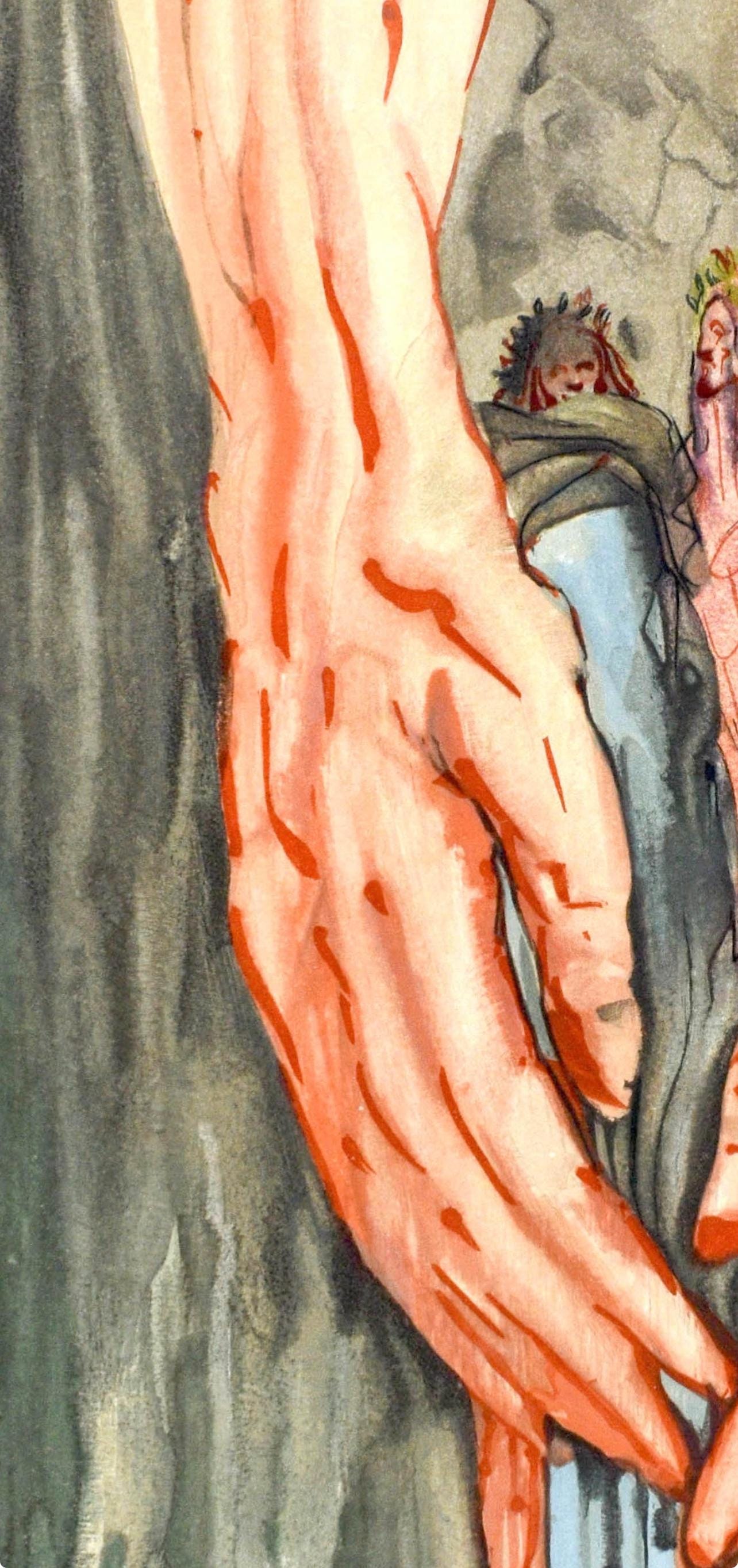 Salvador Dali, Lenfer Xvi (Michler/Lpsinger 1039-1138; Field 189-200), La Divine Comdie, Woodcut