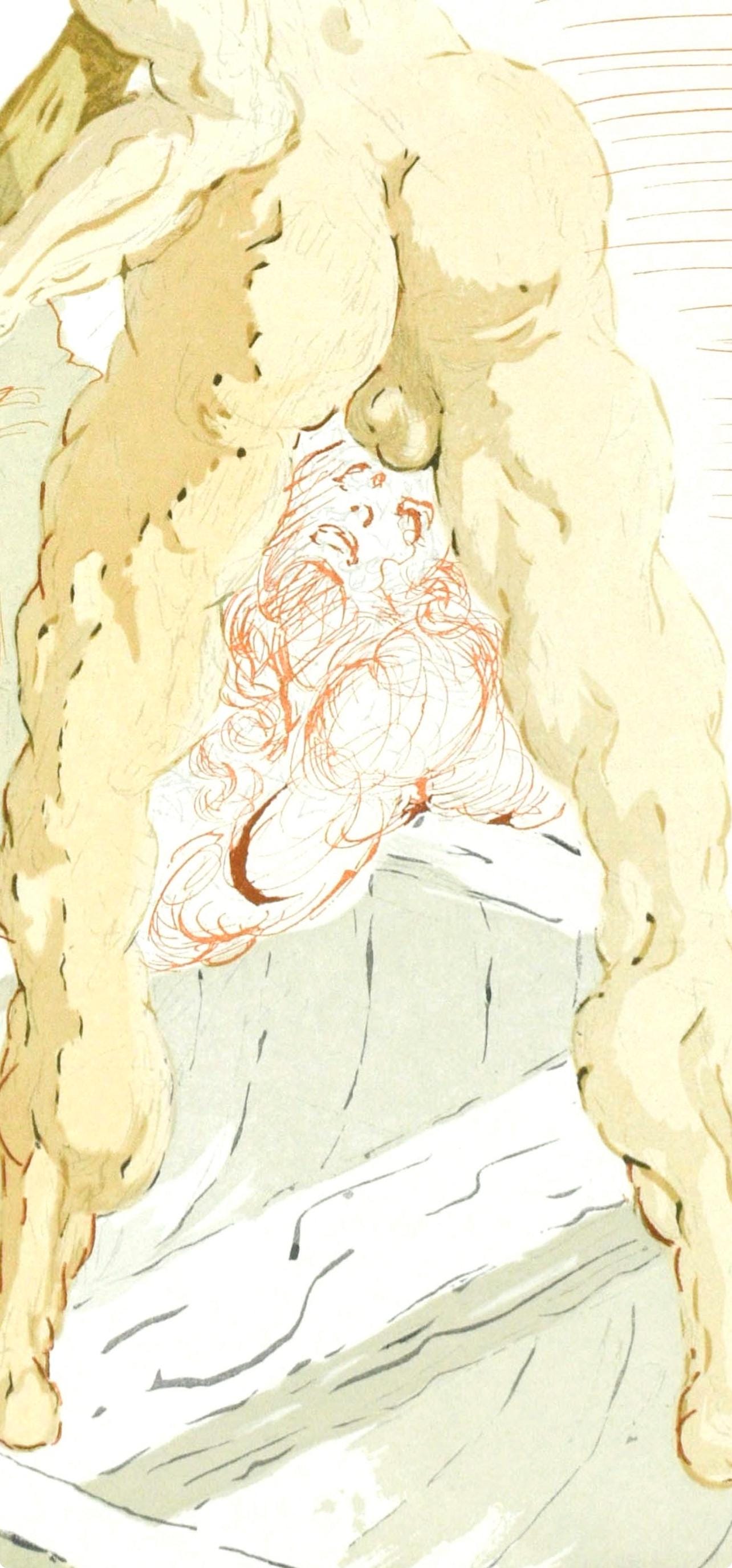 Salvador Dali, Inferno Iii (Michler/Lpsinger 1039-1138; Field 189-200), La Divina Commedia, Woodcut