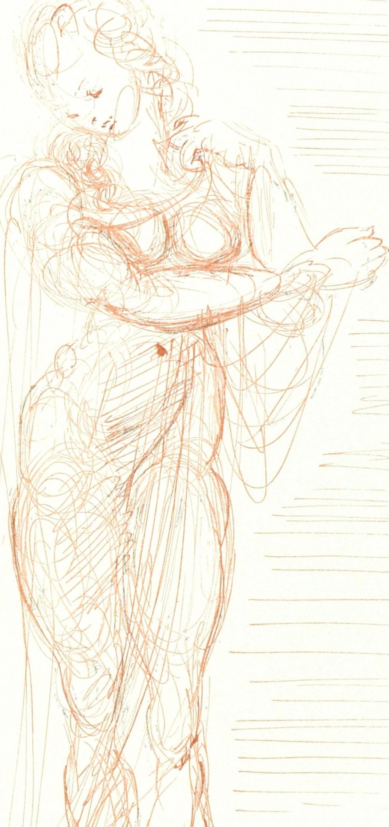 Salvador Dali, Inferno Ii (Michler/Lpsinger 1039-1138; Field 189-200), La Divina Commedia, Woodcut