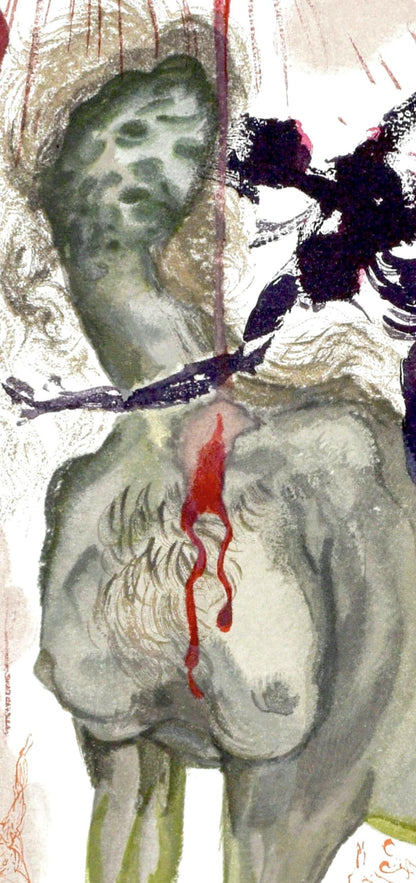 Salvador Dali, Inferno XII (Michler/ Lpsinger 1039-1138; Field 189-200), La Divina Commedia, Woodcut