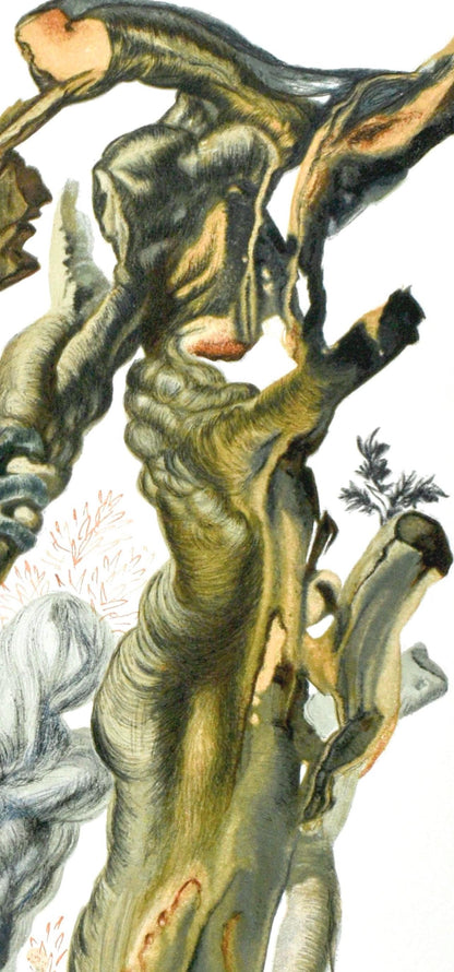 Salvador Dali, Inferno Xiii (Michler/Lpsinger 1039-1138; Field 189-200), La Divina Commedia, Woodcut