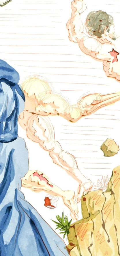 Salvador Dali, Inferno Xv (Michler/Lpsinger 1039-1138; Field 189-200), La Divina Commedia, Woodcut