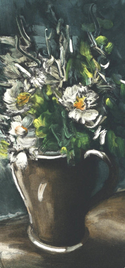Maurice De Vlaminck, Les Fleurs Au Pot De Grs, Vlaminck, Signed, Lithograph