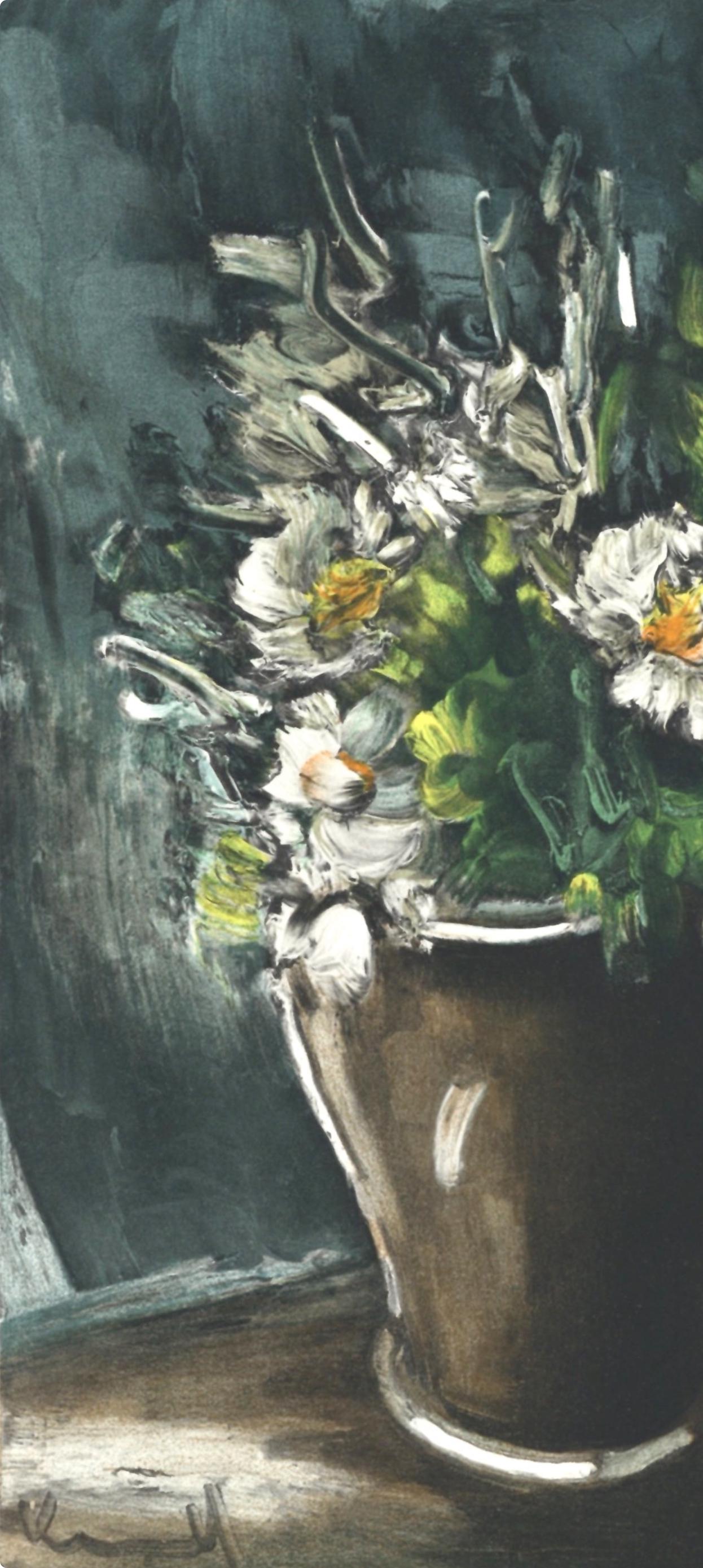 Maurice De Vlaminck, Les Fleurs Au Pot De Grs, Vlaminck, Signed, Lithograph