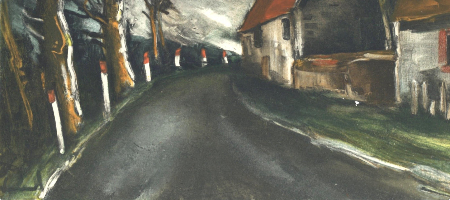 Maurice De Vlaminck, La Route De Longny, Vlaminck, Signed, Lithograph