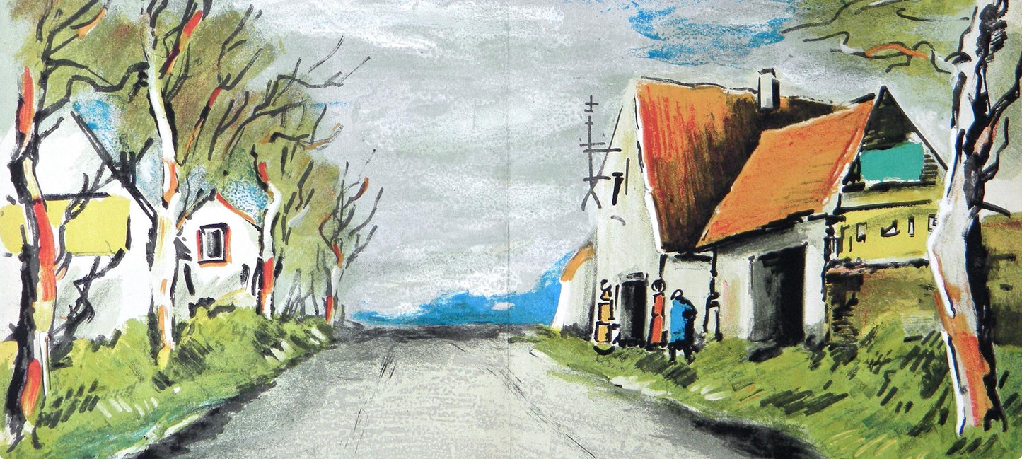 Maurice De La Route (Walterskirchen 273-2), Vlaminck, Signed, Lithograph