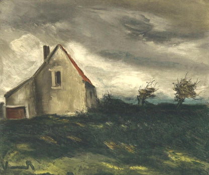 Maurice De Vlaminck, La Maison Dans La Plaine, Vlaminck, Signed, Lithograph