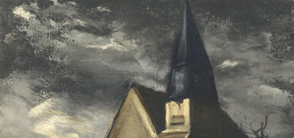 Maurice De Vlaminck, L'Glise De Saint Lubin, Vlaminck, Signed, Lithograph