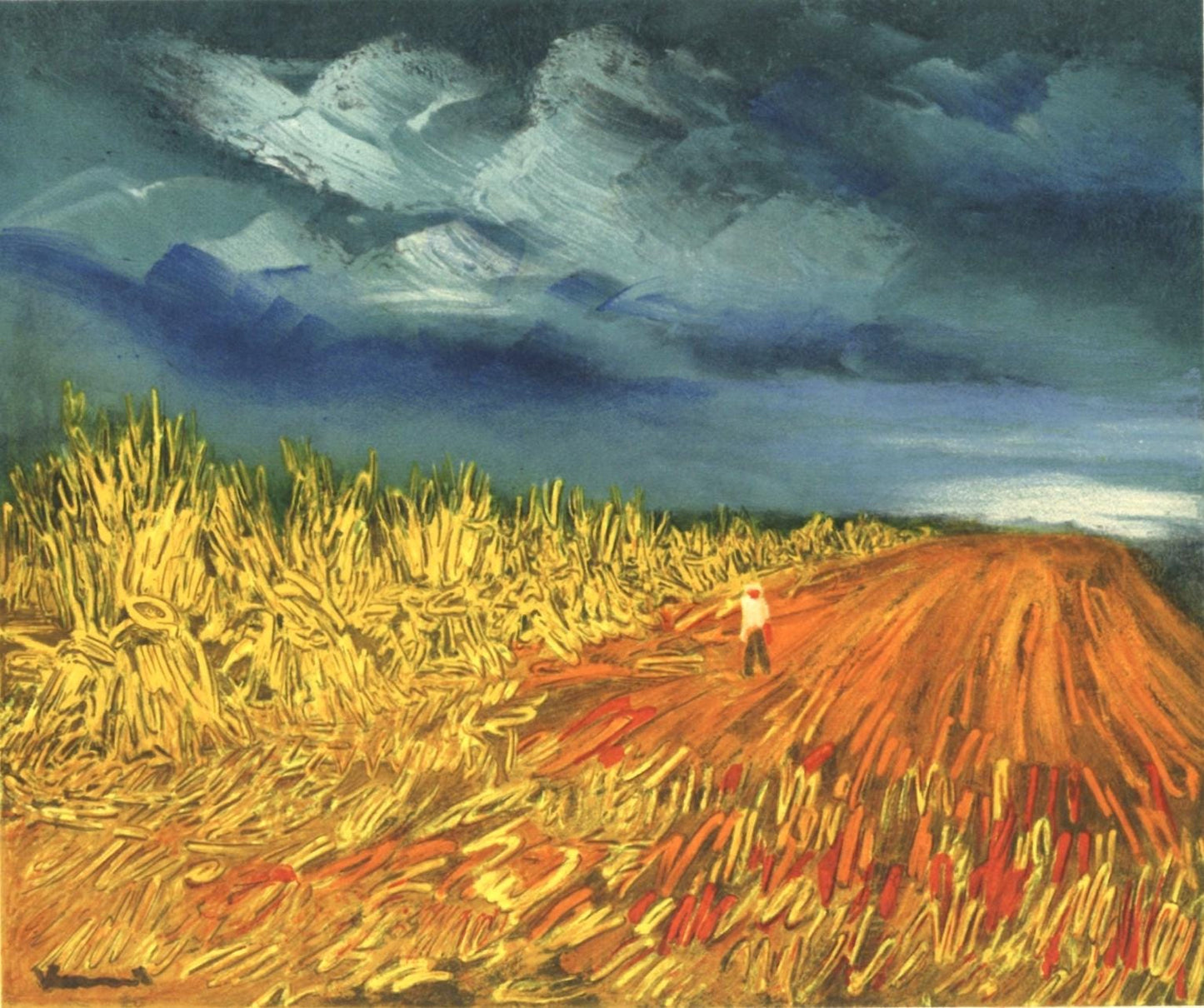 Maurice De Vlaminck, La Moisson, Vlaminck, Signed, Lithograph