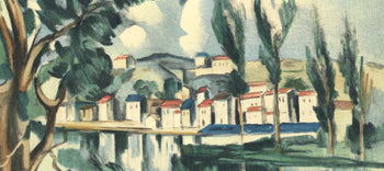 Maurice De Vlaminck, La Seine Chatou, Vlaminck, Signed, Lithograph