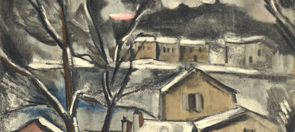 Maurice De Vlaminck, Paysage D'Hiver, Vlaminck, Signed, Lithograph