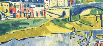 Maurice De Vlaminck, Chatou L'Arbre Rouge, Vlaminck, Signed, Lithograph